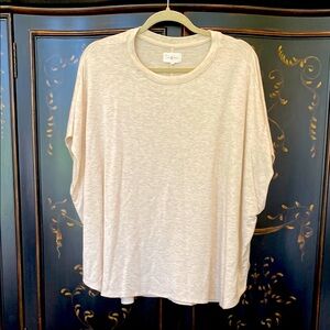 Loft Lou & Grey Women's heathered cream top size L/XL